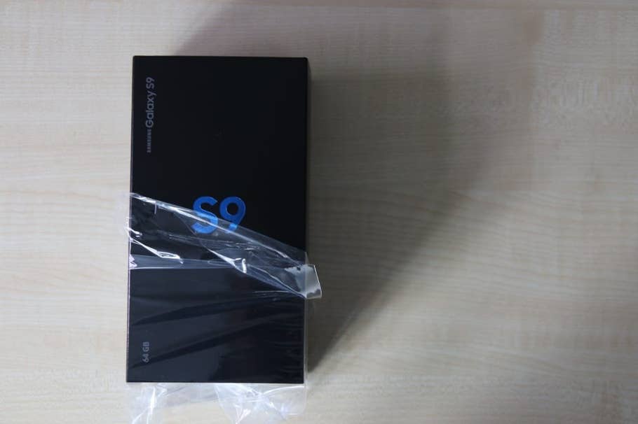 Samsung Galaxy S9 im Test: Unboxing