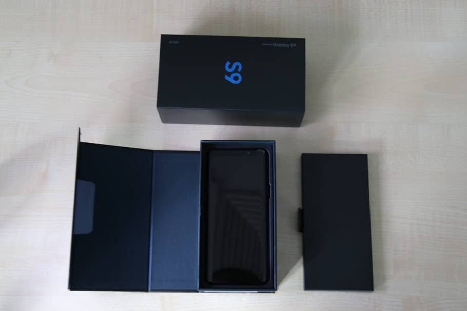 Samsung Galaxy S9 im Test: Unboxing