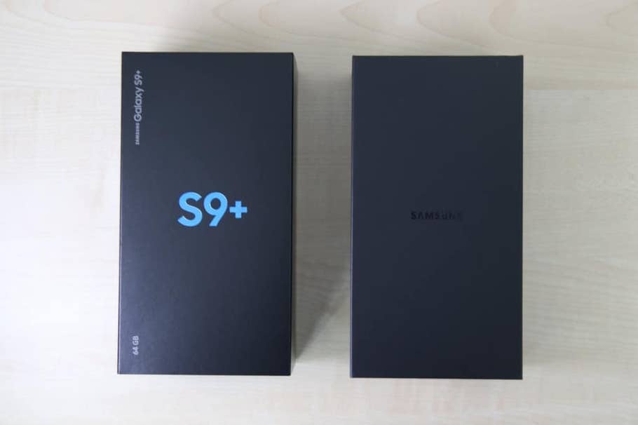 Samsung Galaxy S9 Plus im Test: Unboxing