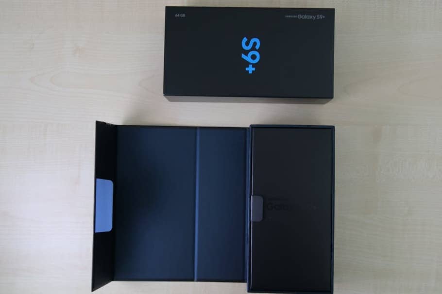 Samsung Galaxy S9 Plus im Test: Unboxing