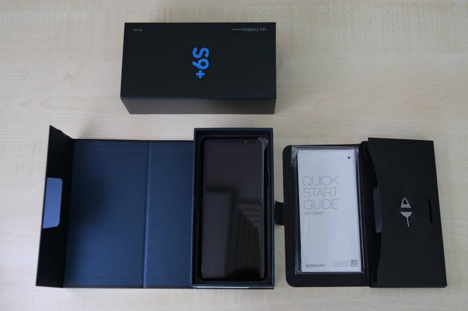 Samsung Galaxy S9 Plus im Test: Unboxing