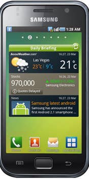 Samsung Galaxy SL Datenblatt - Foto des Samsung Galaxy SL