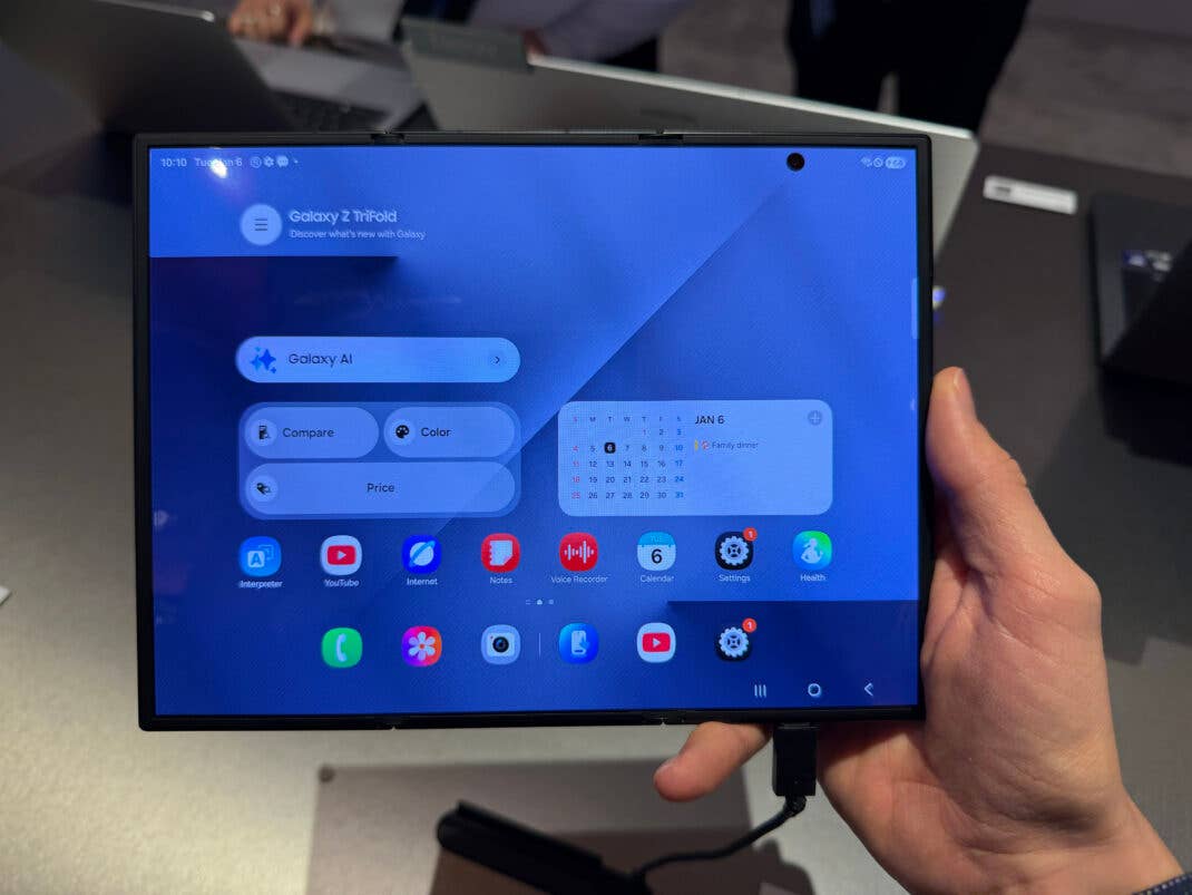 Samsung Galaxy TriFold im Ersteindruck