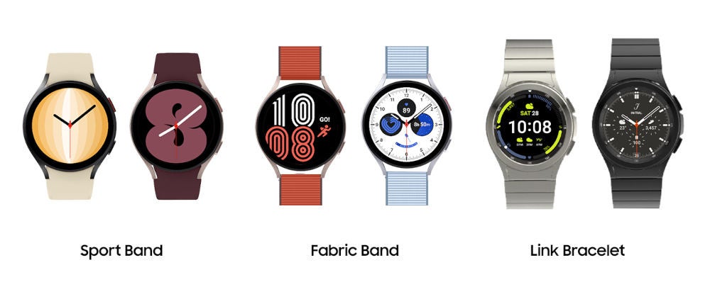 Samsung Galaxy Watch 4 neue Armbänder