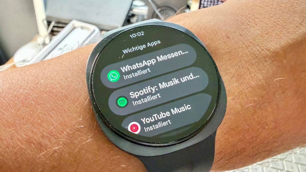 Apps auf der Samsung Galaxy Watch 9.