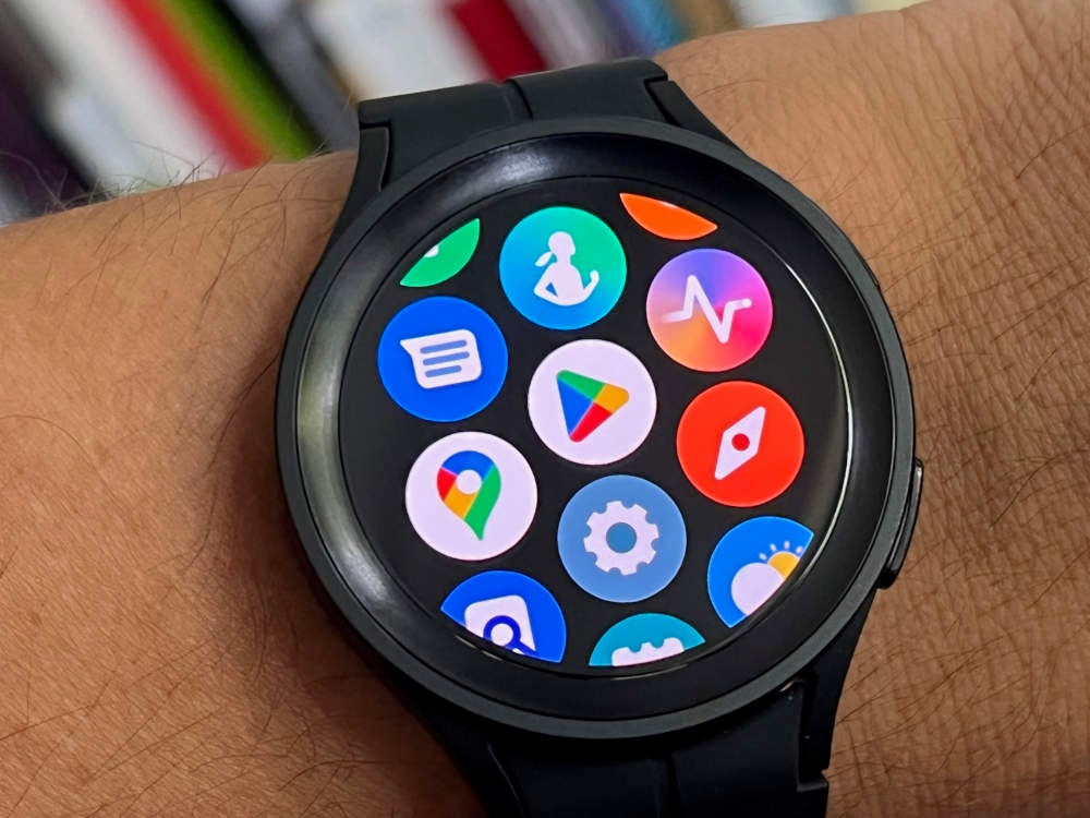 App-Menü auf der Samsung Galaxy Watch5 Pro.