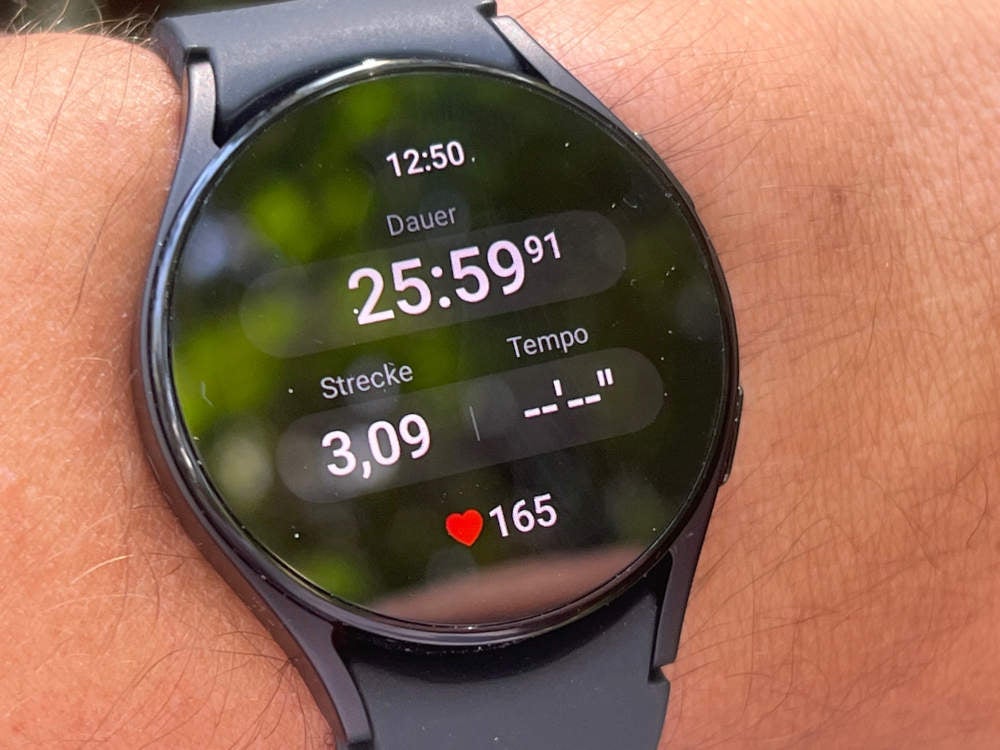 Samsung Galaxy Watch5 Test - Workout-Modus