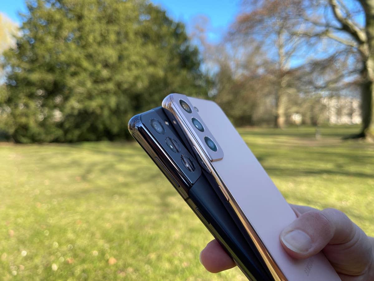 Samsung Kameras Zwei Smartphone-Kameras von Samsung