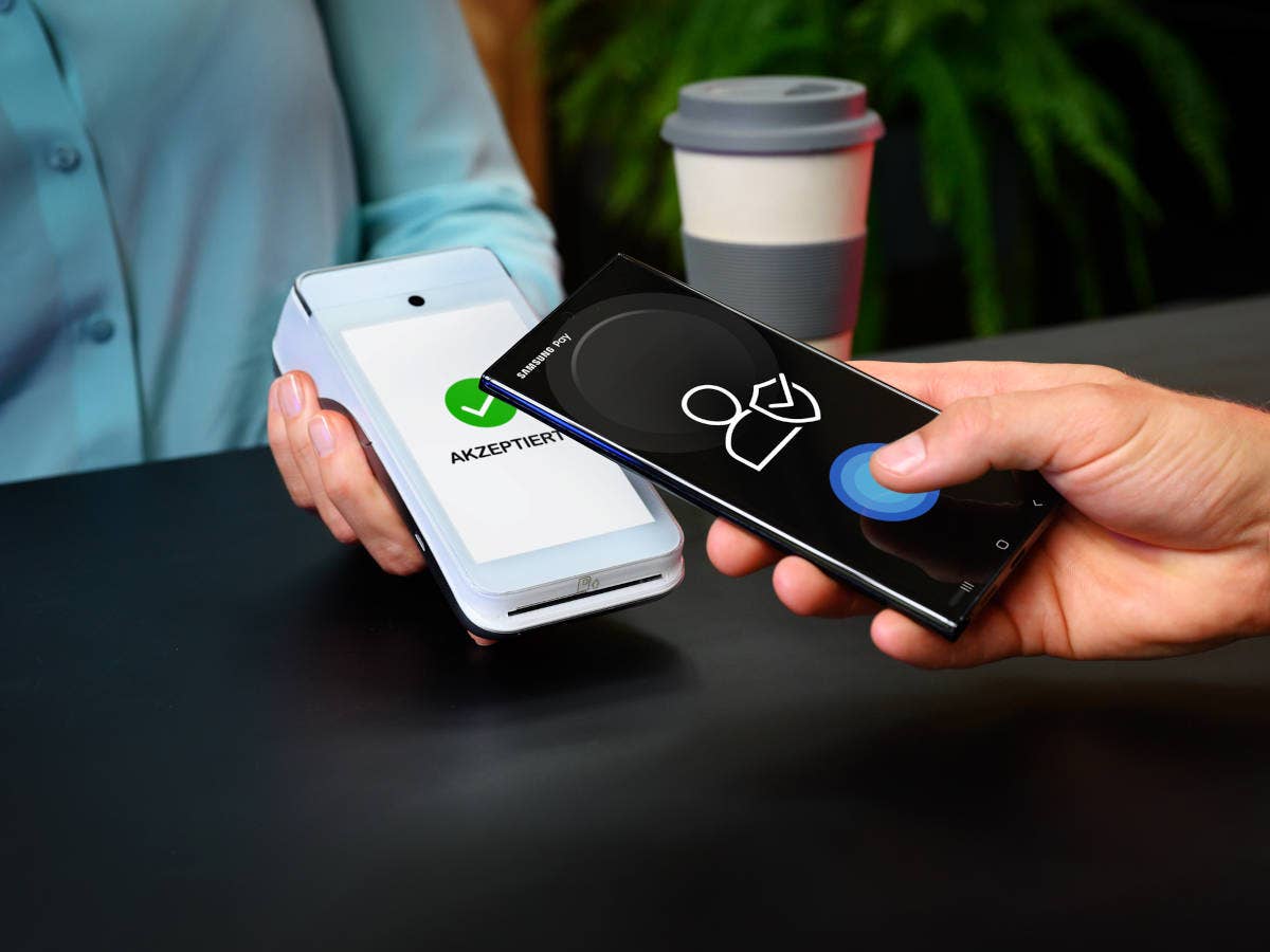 Samsung Pay Samsung Pay an mobilem Zahlungsterminal