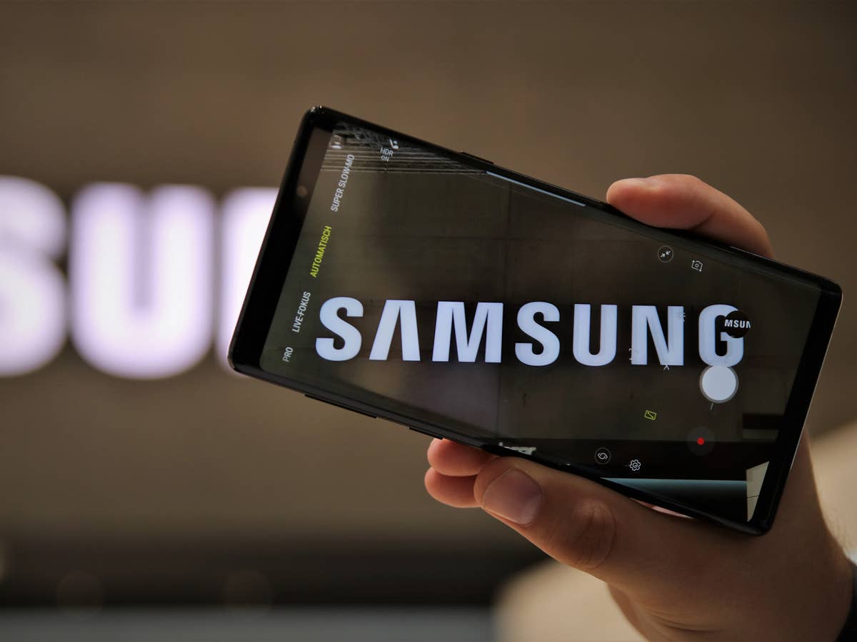 Samsung Schriftzug Symbolbild