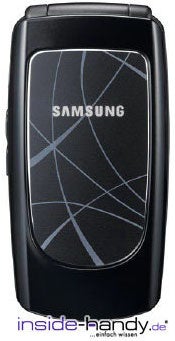 Samsung SGH-X160 Datenblatt - Foto des Samsung SGH-X160