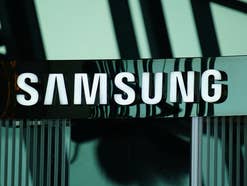Samsung Logo an einem Store