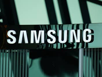 Samsung Logo an einem Store