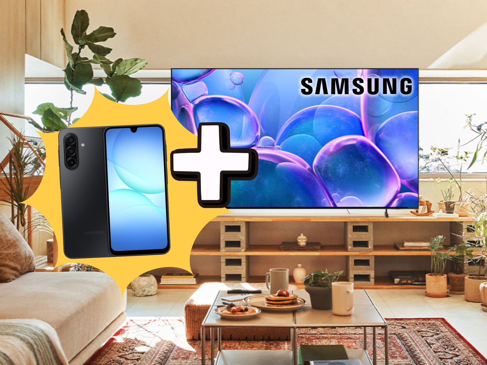 O2 packt Samsung-TV für nur 6 Euro zum Galaxy A17 dazu!