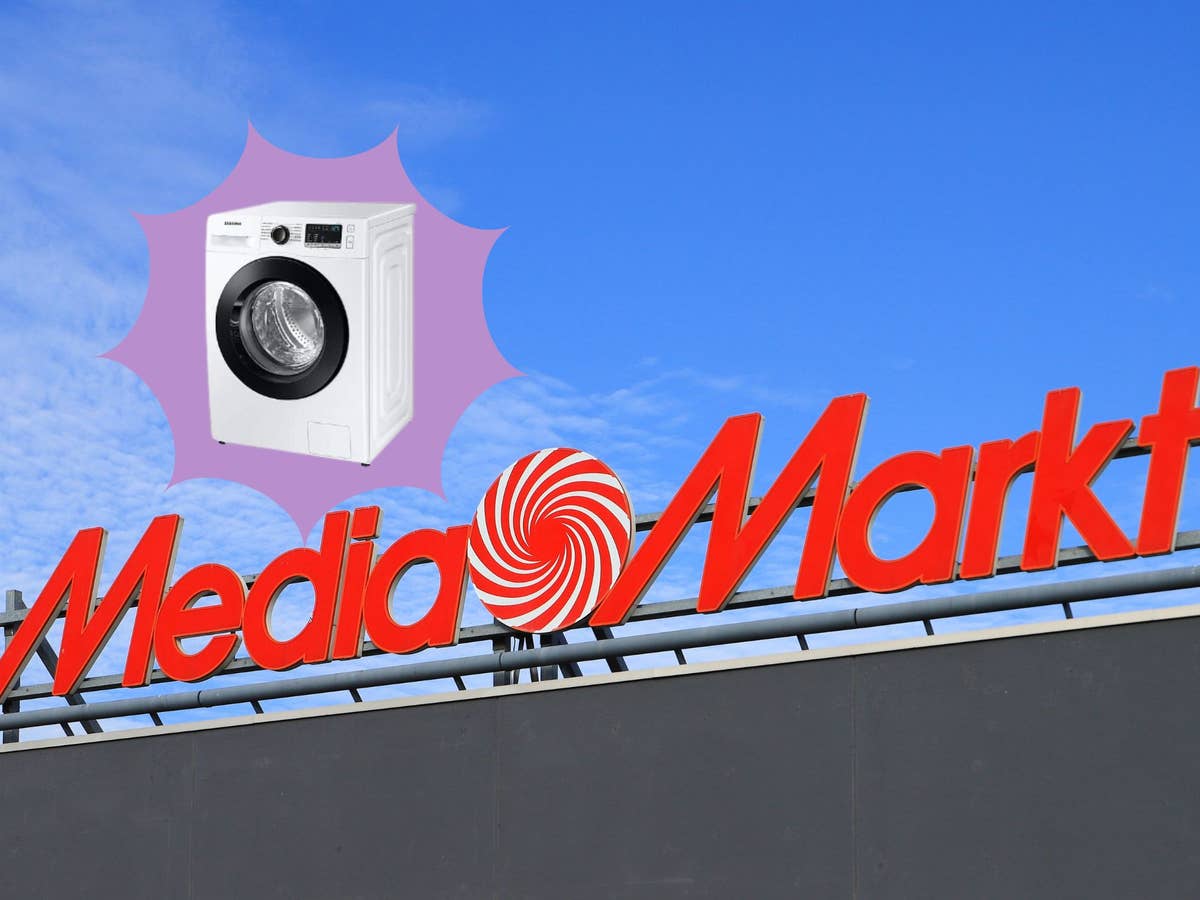 samsung-waschmaschine-bei-mediamarkt MediaMarkt Geschäft vor einem blauen Himmel