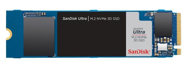 SanDisk Ultra 3D SSD hard drive with M2 interface