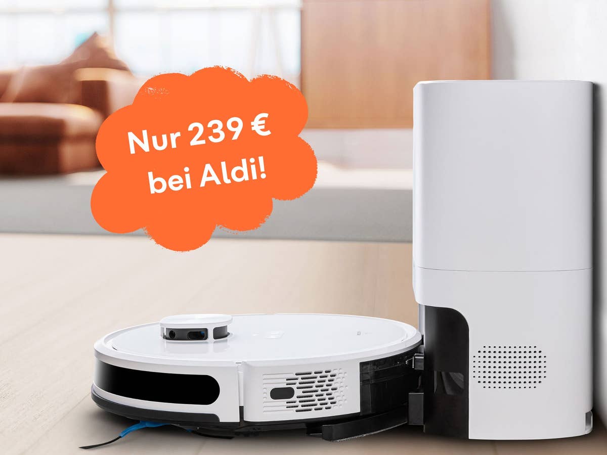 Saugroboter mit Absaugstation - Nur 239 € bei Aldi!