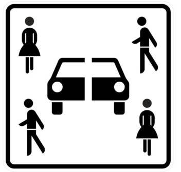 Zusatzschild für Carsharing-Parkplätze