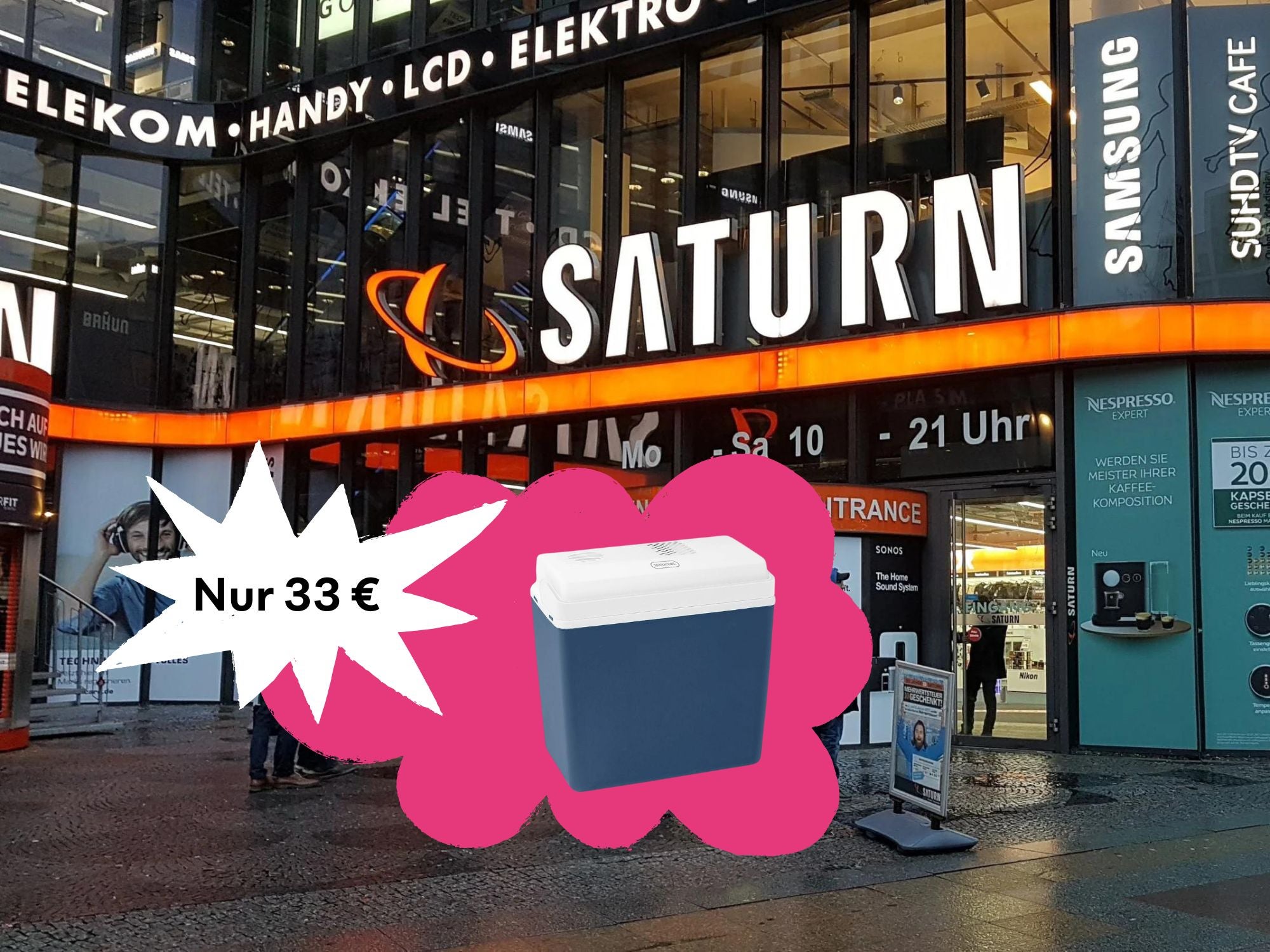 #Schnäppchenpreis: Saturn will gerade nur 33 Euro für dieses Must-Have für den Sommer