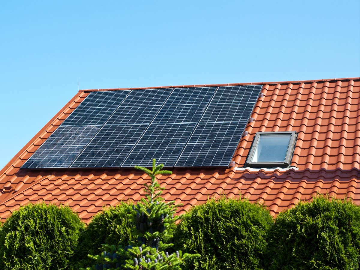 PV-Anlage auf einem Wohngebäude