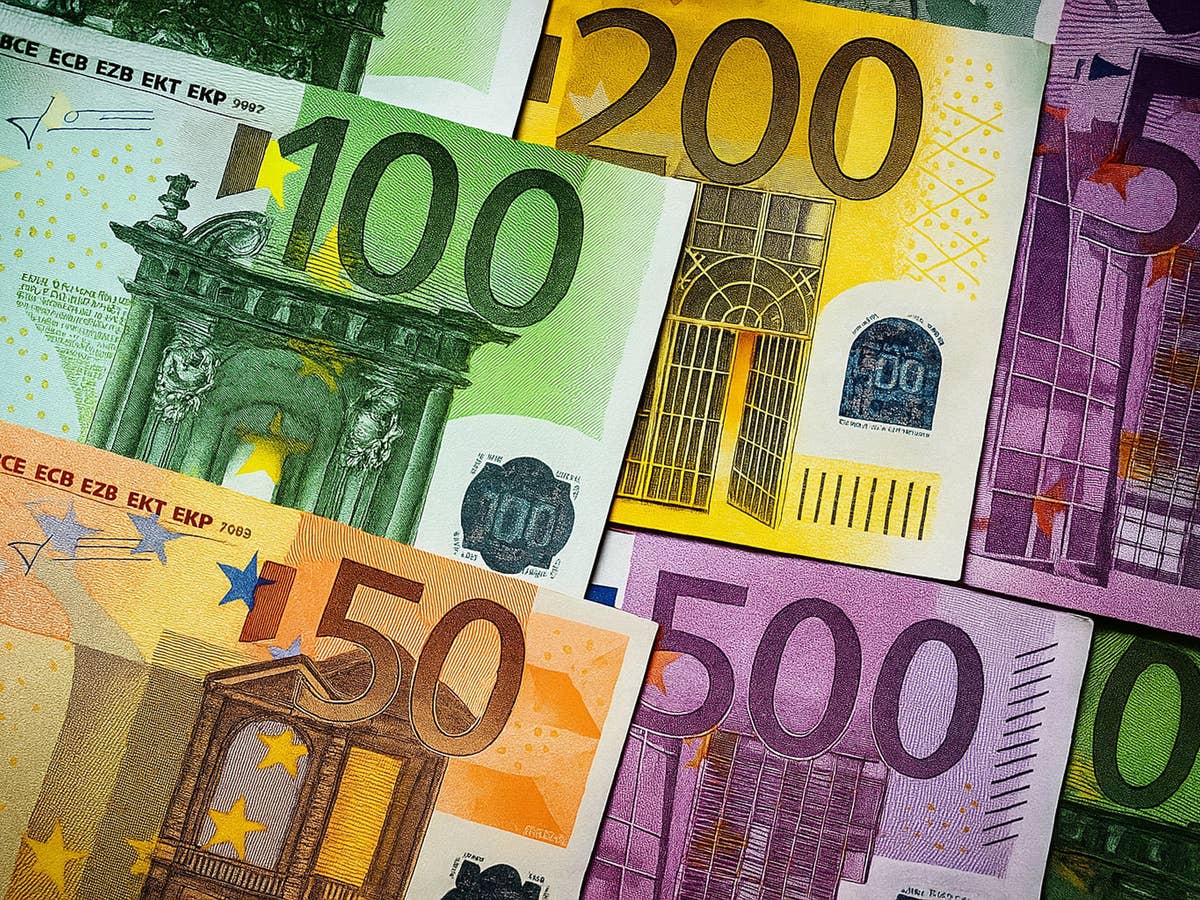 Euro-Geldnoten auf einen Blick