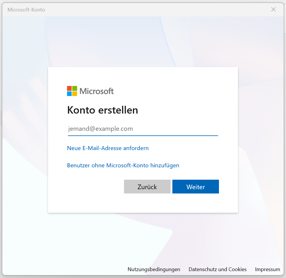 Microsoft Windows 11 Setup