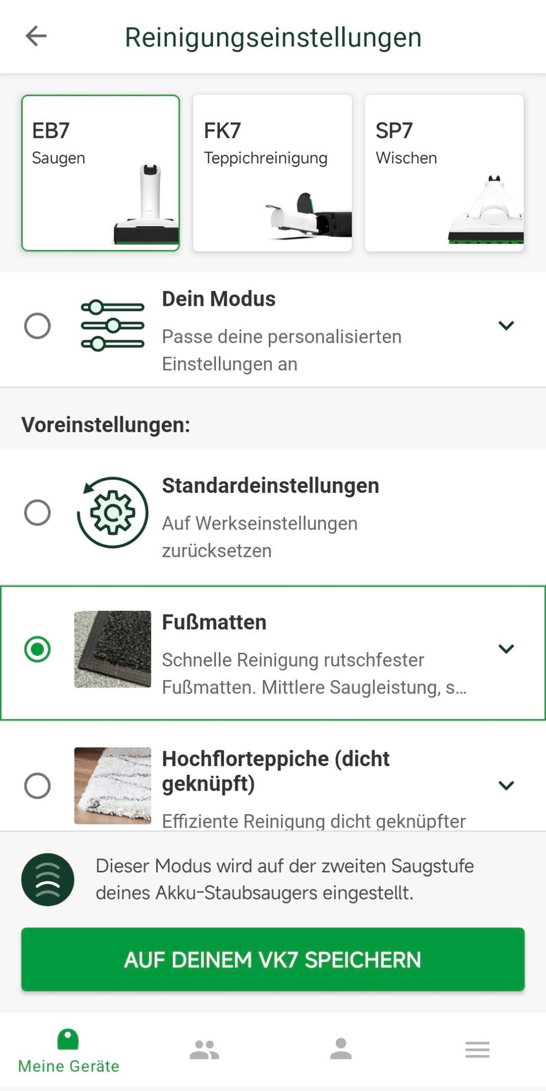 Screenshot aus der MyKobold-App