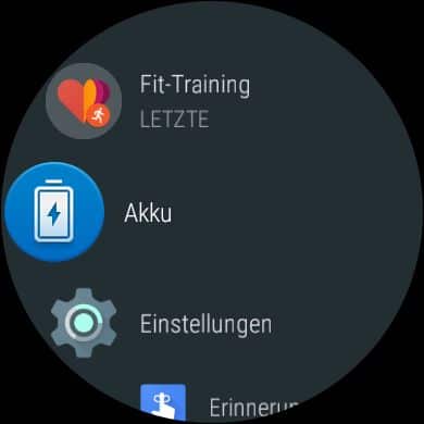 Screenshots der Huawei Watch 2