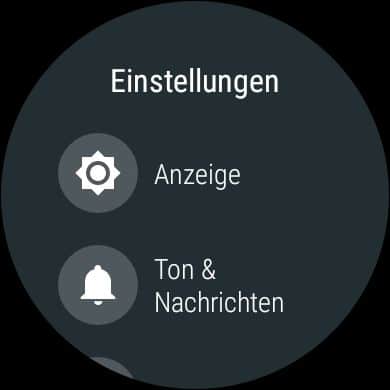 Screenshots der Huawei Watch 2