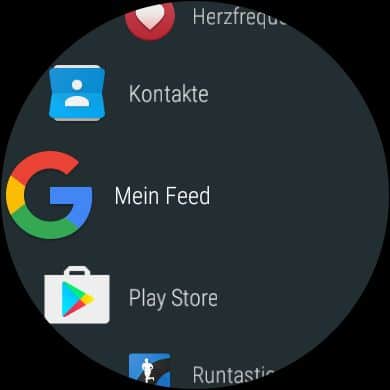 Screenshots der Huawei Watch 2