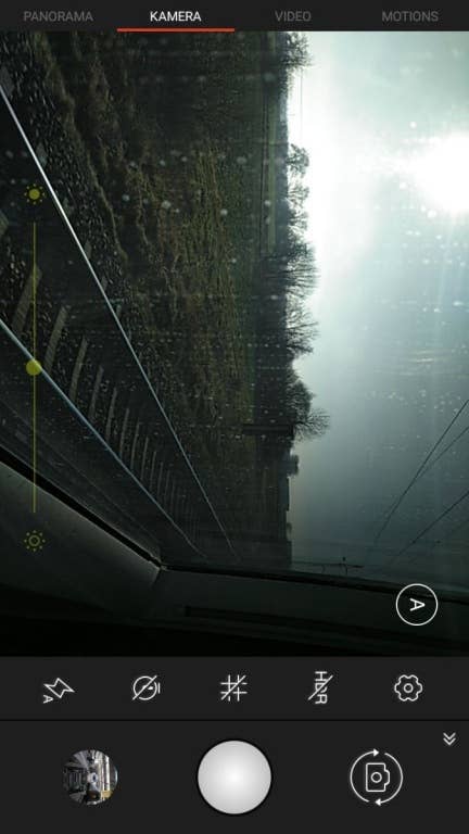 Screenshots der Kamera-App des BQ Aquaris V