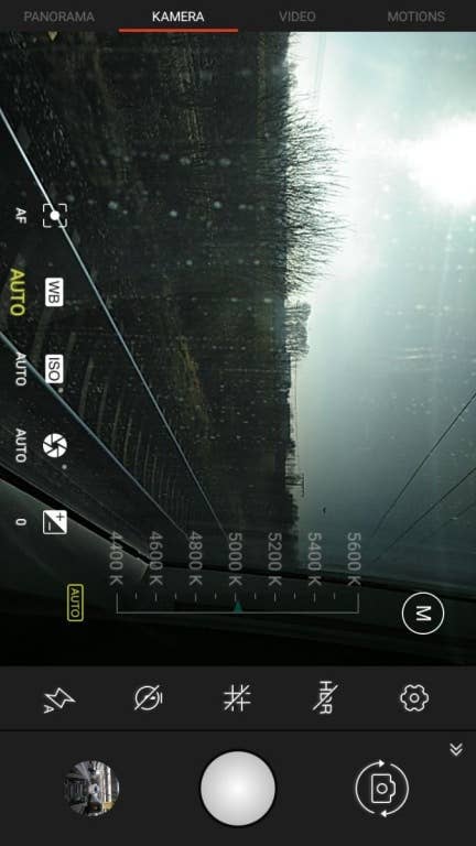 Screenshots der Kamera-App des BQ Aquaris V