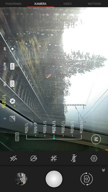 Screenshots der Kamera-App des BQ Aquaris V
