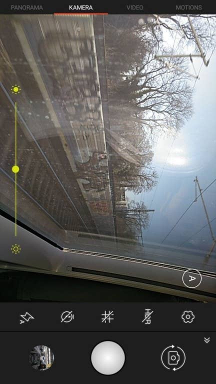 Screenshots der Kamera-App des BQ Aquaris V