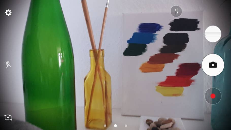 Screenshots der Kamera-App des Samsung Galaxy A5 (2017)