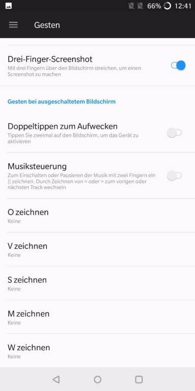 Screenshots des Akkutests des OnePlus 5T