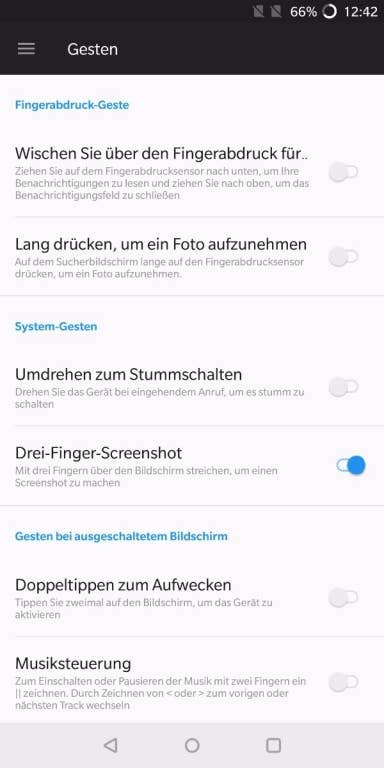 Screenshots des Akkutests des OnePlus 5T
