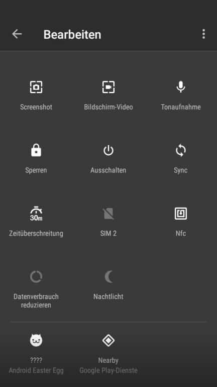 Screenshots des BQ Aquaris V