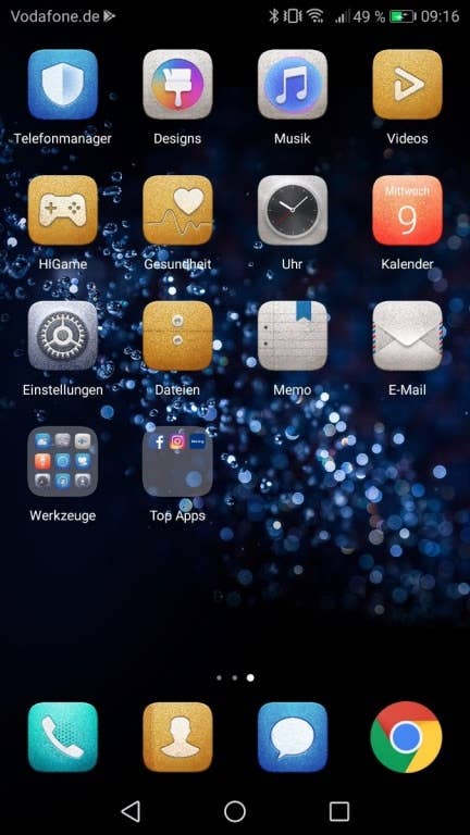 Screenshots des Huawei Nova 2