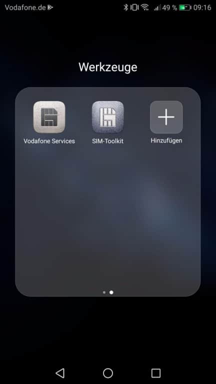 Screenshots des Huawei Nova 2