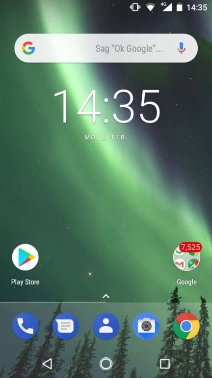 Screenshots des Nokia 2