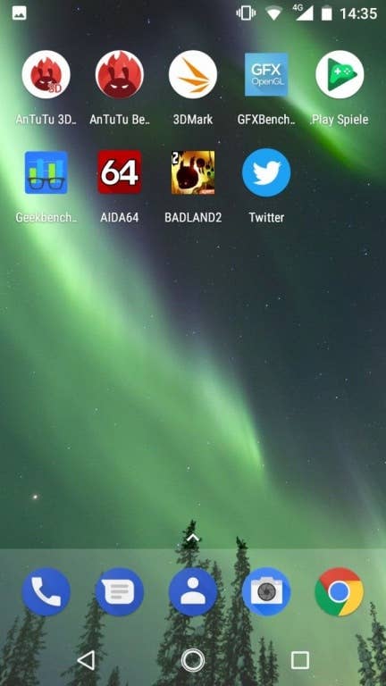 Screenshots des Nokia 2