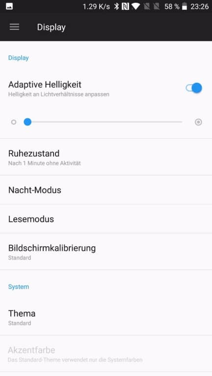 Screenshots des OnePlus 5 im Test