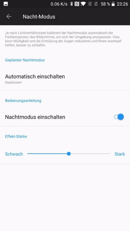 Screenshots des OnePlus 5 im Test
