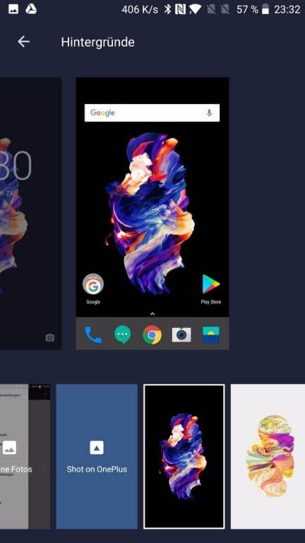 Screenshots des OnePlus 5 im Test