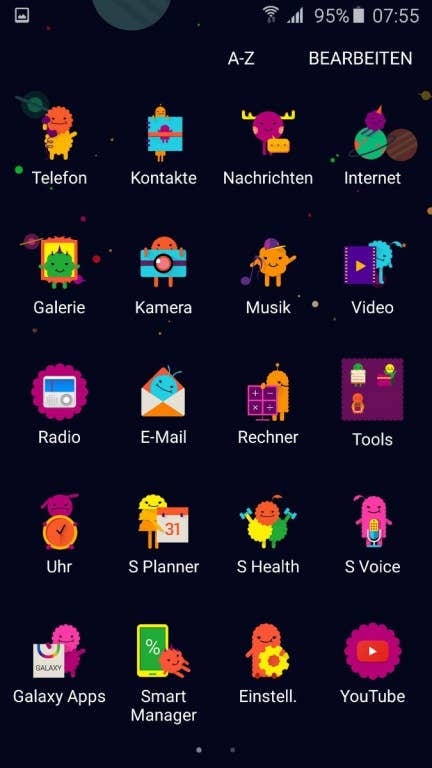 Screenshots des Samsung Galaxy S5 neo