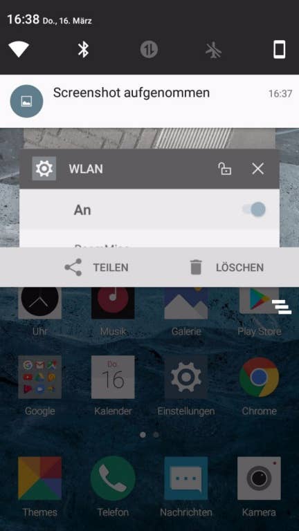 Screenshots des TP-Link Neffos X1