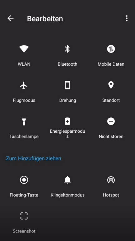 Screenshots des TP-Link Neffos X1