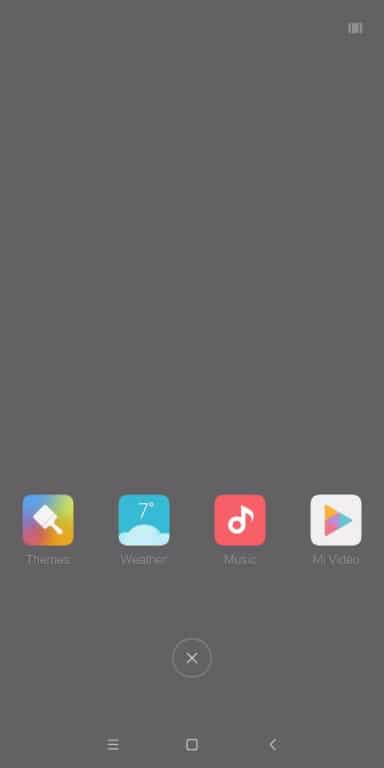 Screenshots des Xiaomi Mi Mix 2