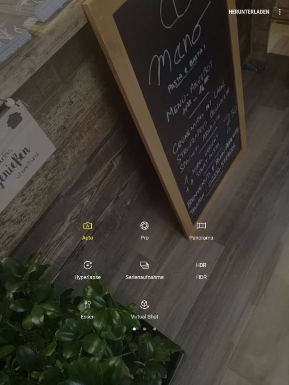 Screenshots und Testfotos zur Kamera des Samsung Galaxy Tab S3
